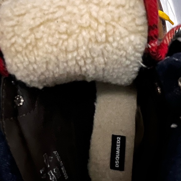Dsquared2 mountain plaid boots  size 43 - Picture 6 of 7